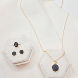 Signature Seashell Necklace - Black Seashell