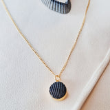 Signature Seashell Necklace - Black Seashell