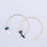 3/4 Hoops - Blue/Gray